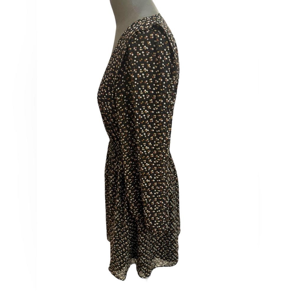 Madewell Georgette Ditsy Floral Mini Dress Button Front S - Picture 6 of 15